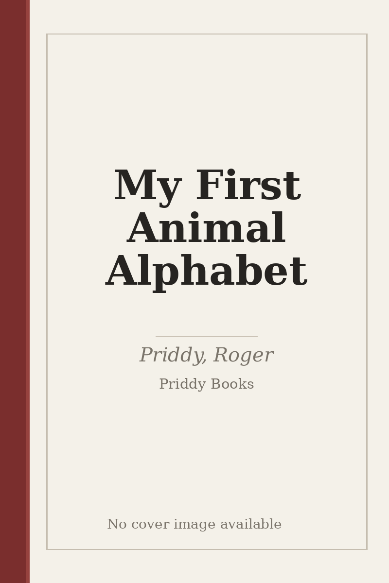 My First Animal Alphabet - no cover image available