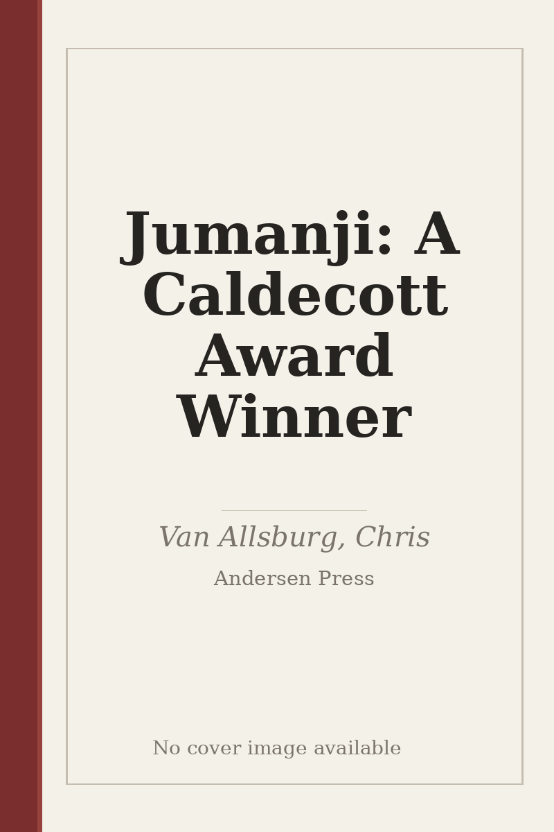 Jumanji: A Caldecott Award Winner - no cover image available