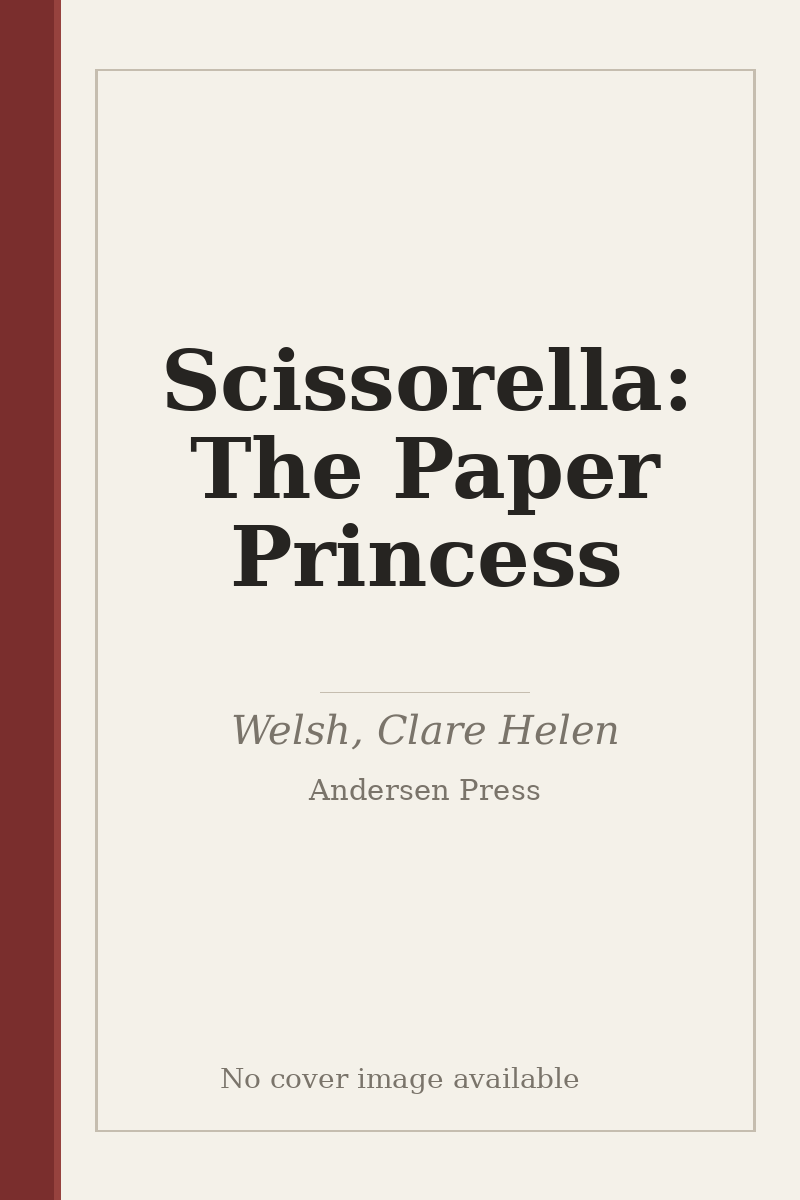 Scissorella: The Paper Princess - no cover image available