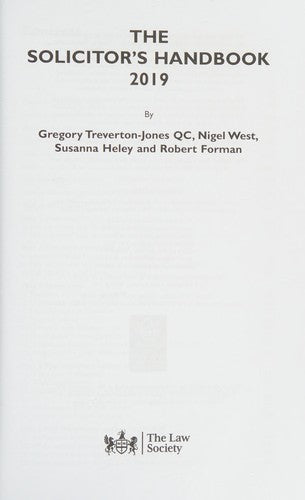 The Solicitor's Handbook 2019