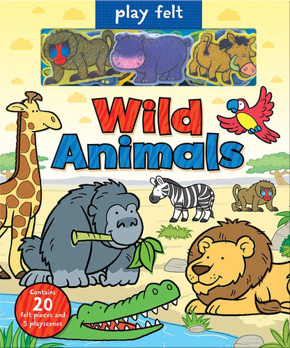 Play Felt Wild Animals - Activity Book (Soft Felt Play Books)