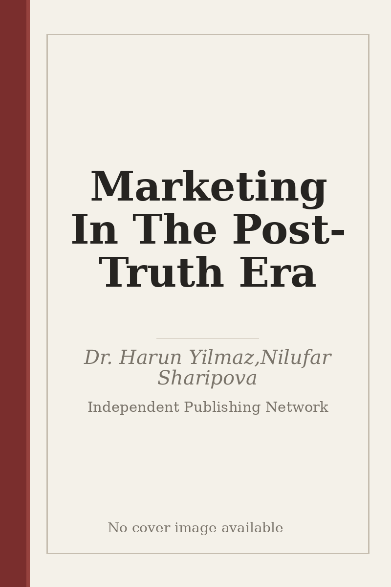 Marketing In The Post-Truth Era - no cover image available