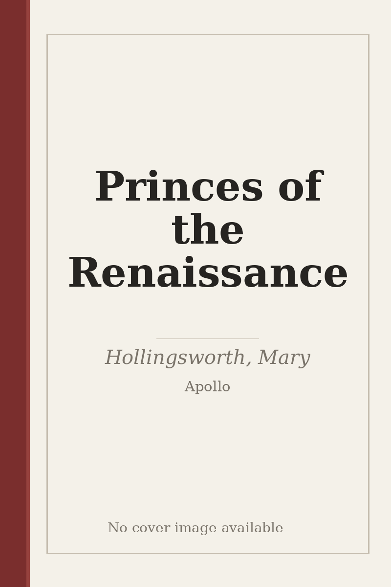 Princes of the Renaissance - no cover image available