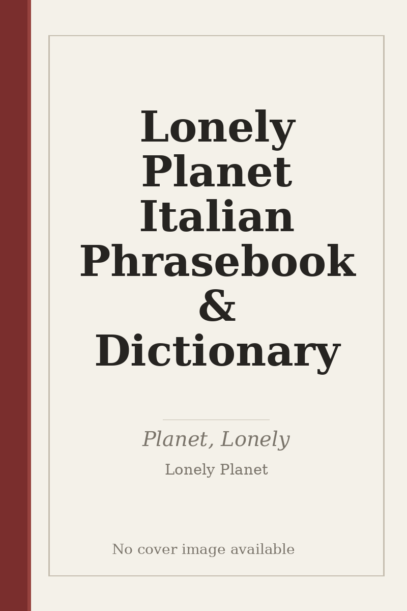 Lonely Planet Italian Phrasebook & Dictionary - no cover image available