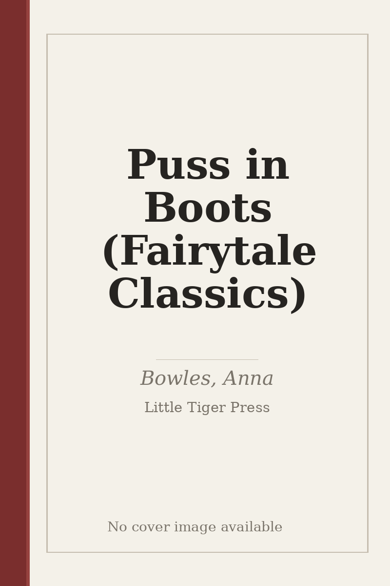 Puss in Boots (Fairytale Classics) - no cover image available