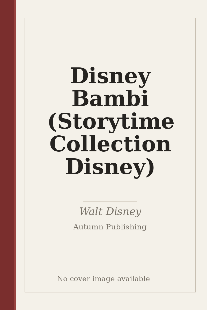 Disney Bambi (Storytime Collection Disney) - no cover image available