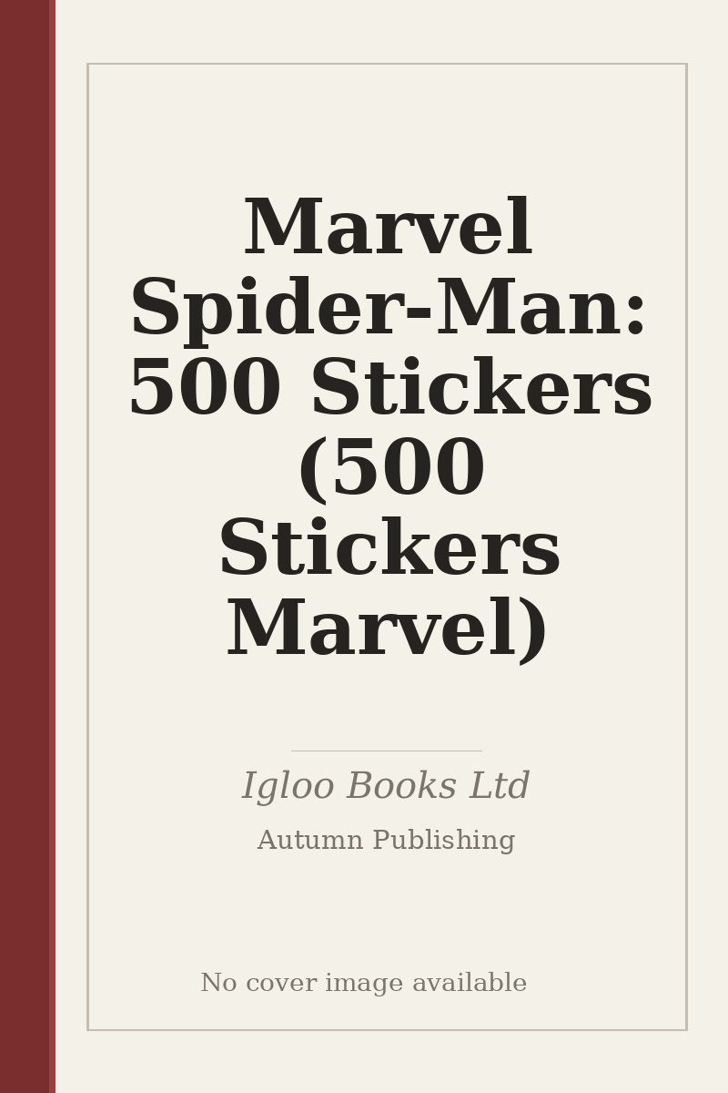 Marvel Spider-Man: 500 Stickers (500 Stickers Marvel) - no cover image available