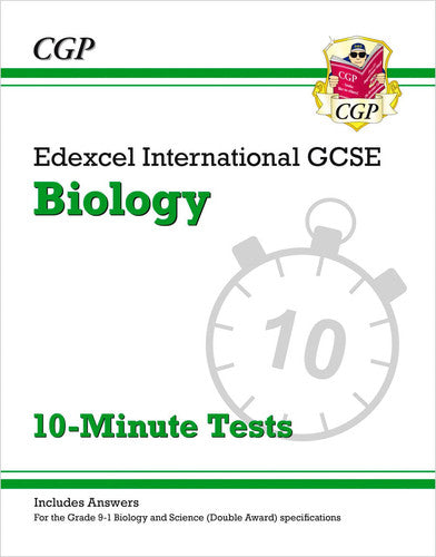 Edexcel International GCSE Biology: 10-Minute Tests (with answers): for the 2026 and 2027 exams (CGP IGCSE Biology)