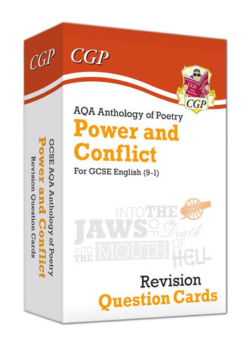 GCSE English: AQA Power & Conflict Poetry Anthology - Revision Question Cards: for the 2026 and 2027 exams (CGP GCSE English Literature Cards)