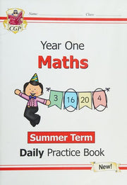 KS1 Maths Year 1 Daily Practice Book: Summer Term (CGP Year 1 Daily Workbooks)