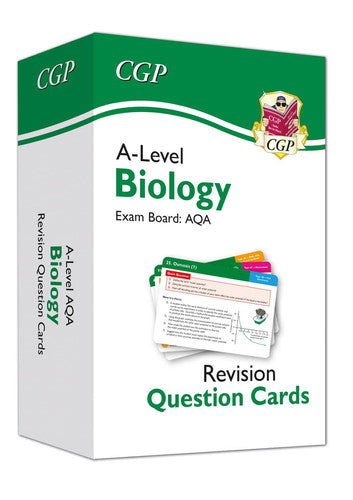 A-Level Biology AQA Revision Question Cards: for the 2027 and 2028 exams (CGP AQA A-Level Biology)