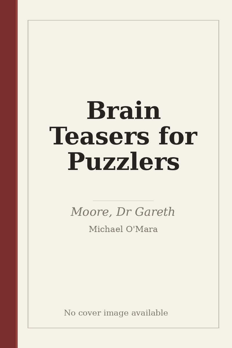 Brain Teasers for Puzzlers - no cover image available