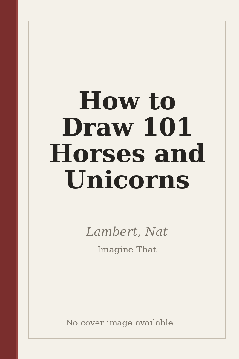 How to Draw 101 Horses and Unicorns - no cover image available
