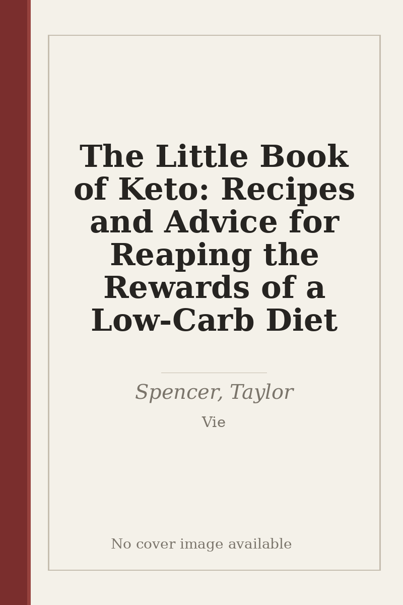 The Little Book of Keto: Recipes and Advice for Reaping the Rewards of a Low-Carb Diet - no cover image available