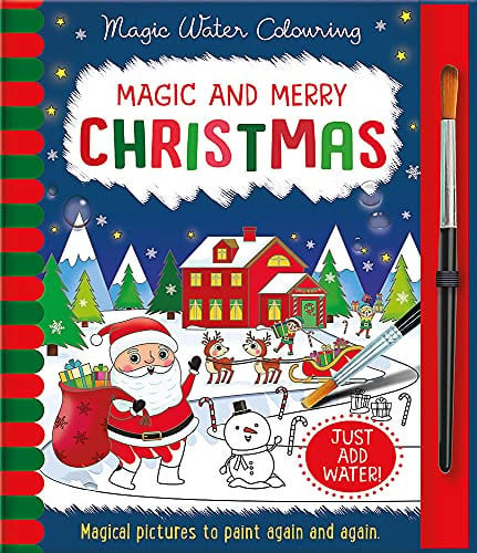 Magic and Merry - Christmas, Mess Free Activity Book (Magic Water Colouring)