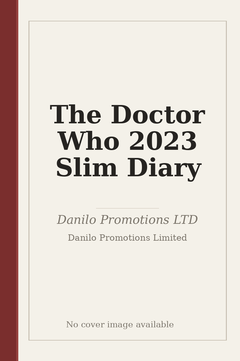 The Doctor Who 2023 Slim Diary - no cover image available
