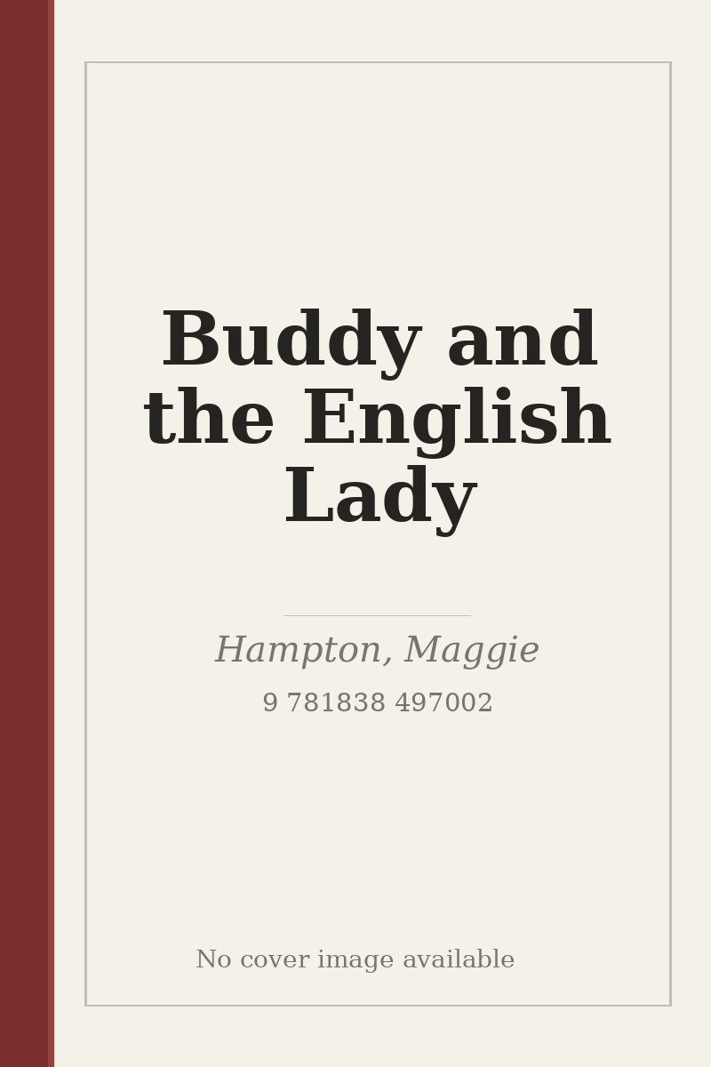 Buddy and the English Lady - no cover image available