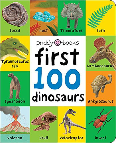 First 100 Dinosaurs: A soft-to-touch, first words book for babies and toddlers (First 100 Soft To Touch)