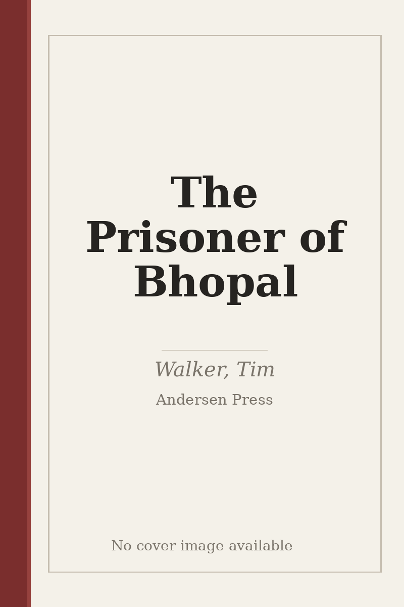 The Prisoner of Bhopal - no cover image available