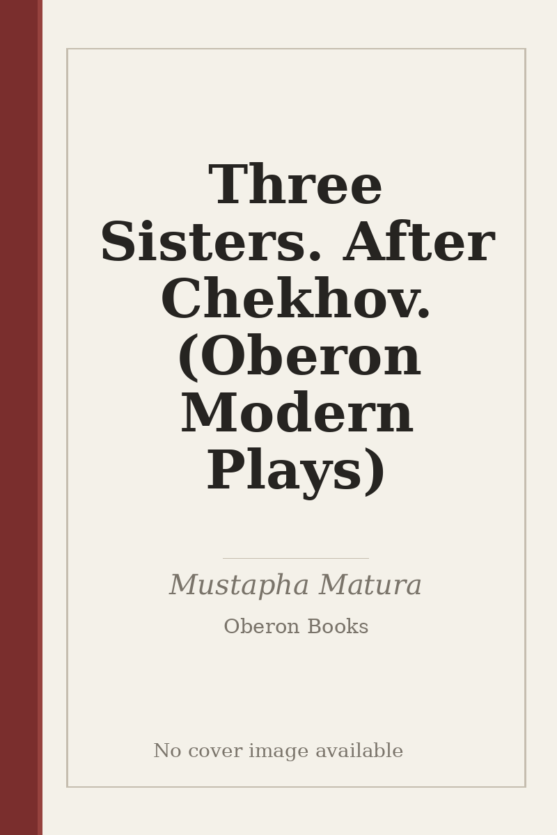 Three Sisters. After Chekhov. (Oberon Modern Plays) - no cover image available