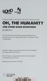 Oh, the Humanity and other good intentions: 5 Short Plays: 1 (Oberon Modern Plays)