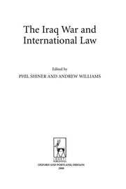 The Iraq War and International Law