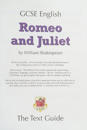 GCSE English Shakespeare Text Guide - Romeo & Juliet includes Online Edition & Quizzes: for the 2024 and 2025 exams (CGP GCSE English Text Guides)