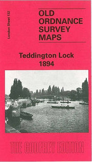 Teddington Lock 1894: London Sheet 132 (Old O.S. Maps of London)