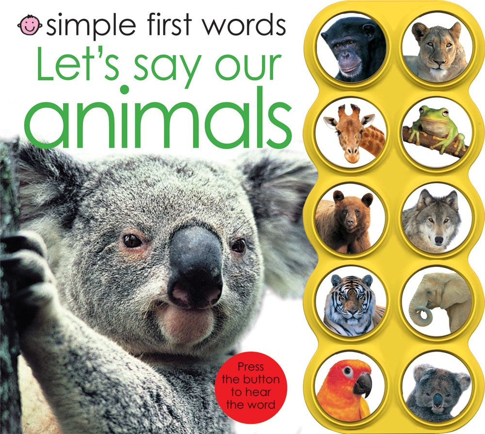 Simple First Words - Let's Say Our Animals BB