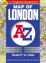 A-Z Map of London: Congestion Zone (Street Maps & Atlases S.)