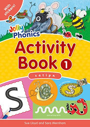Jolly Phonics Activity Book 1: in Precursive Letters (British English edition) (Jolly Phonics Activity Books, set 1-7)