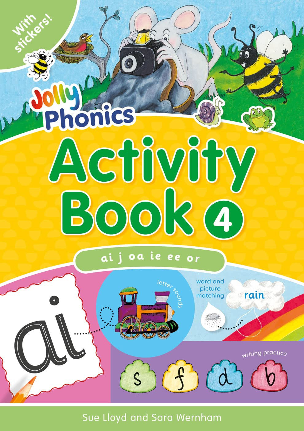 Jolly Phonics Activity Book 4: in Precursive Letters (British English edition) (Jolly Phonics Activity Books, set 1-7 Updated Edition)