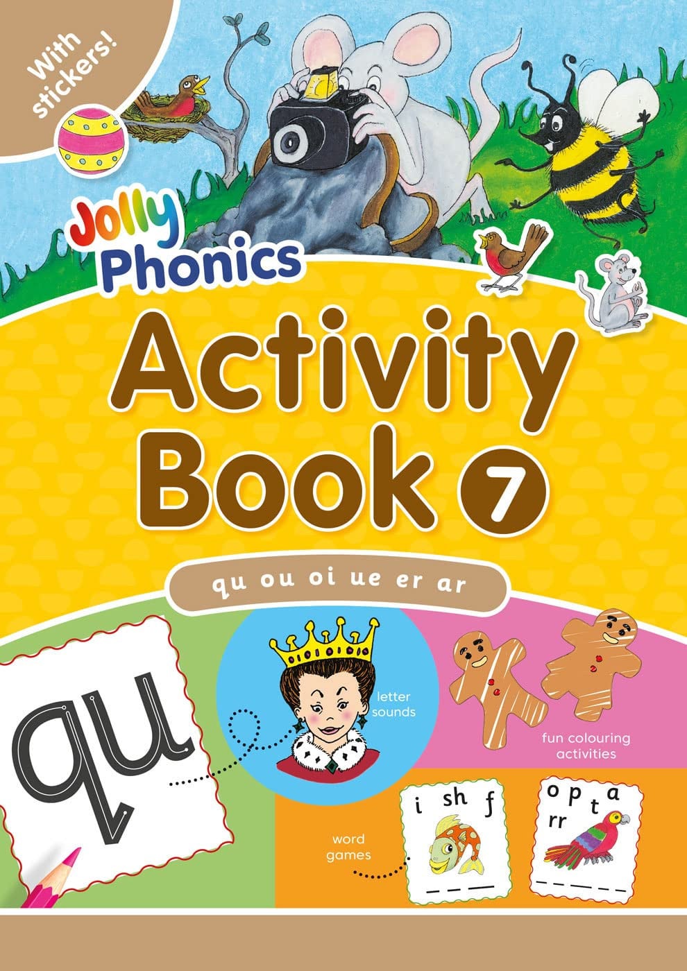 Jolly Phonics Activity Book 7: in Precursive Letters (British English edition) (Jolly Phonics Activity Books, set 1-7 Updated Edition)