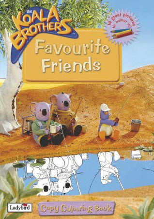 Koala Brothers: Favourite Friends Copy Colouring Book