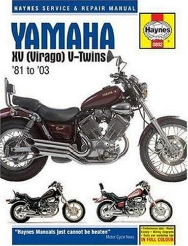 Yamaha XV Virago V-twins Service and Repair Manual: 1981 to 2003