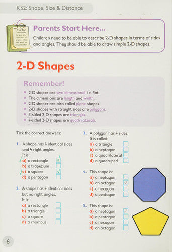 Shape, Size and Distance (Maths ages 10-11) (Revision, Practice and home learning)