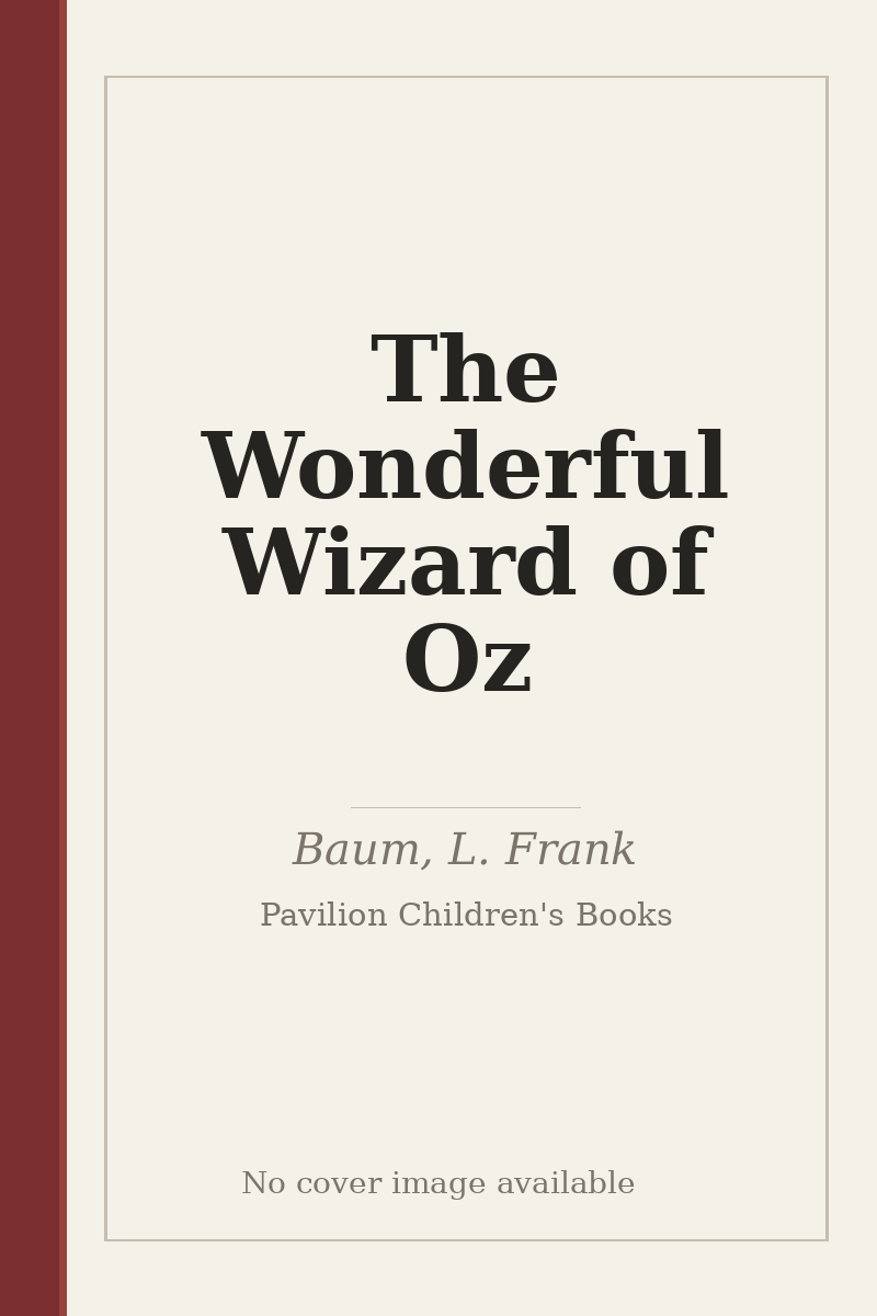The Wonderful Wizard of Oz - no cover image available