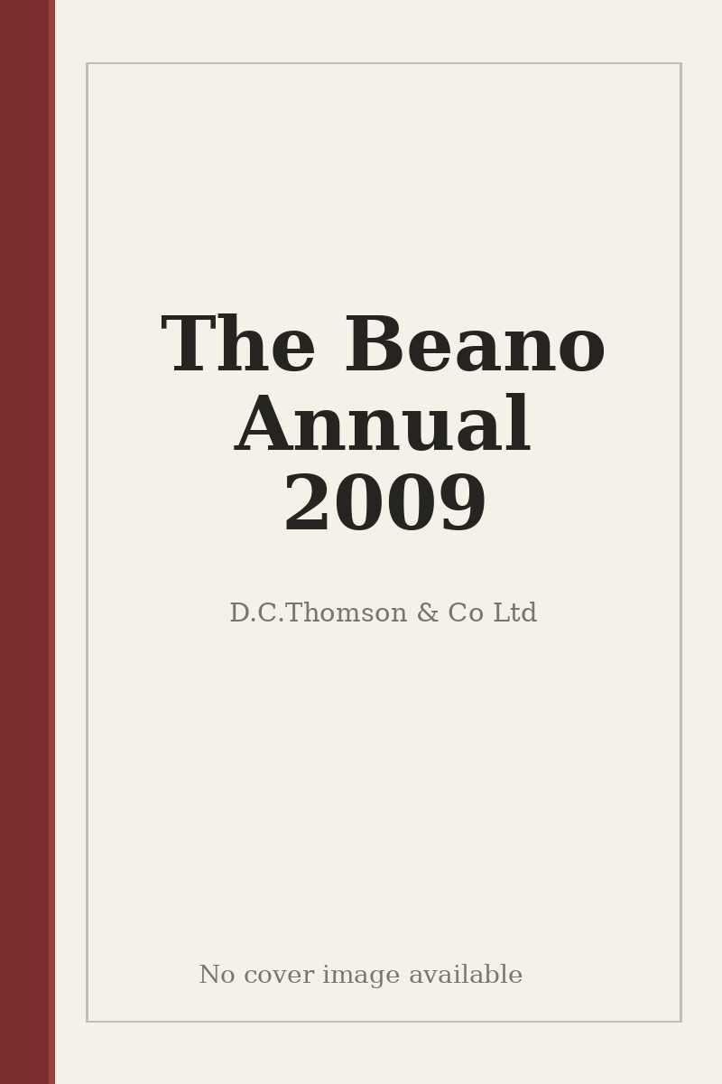 The Beano Annual 2009 - no cover image available