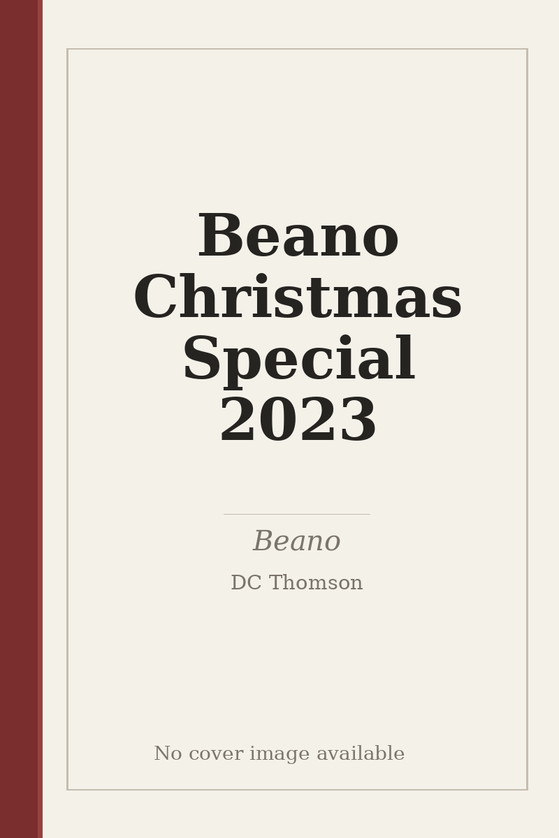 Beano Christmas Special 2023 - no cover image available