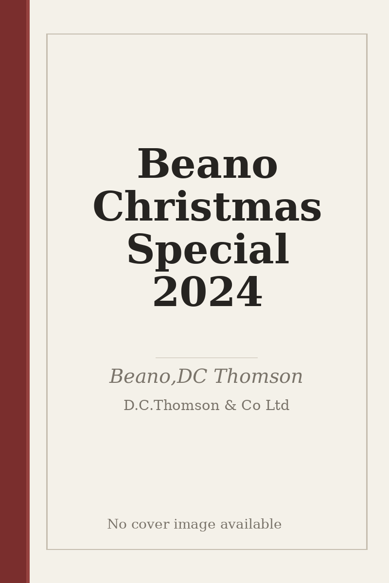 Beano Christmas Special 2024 - no cover image available