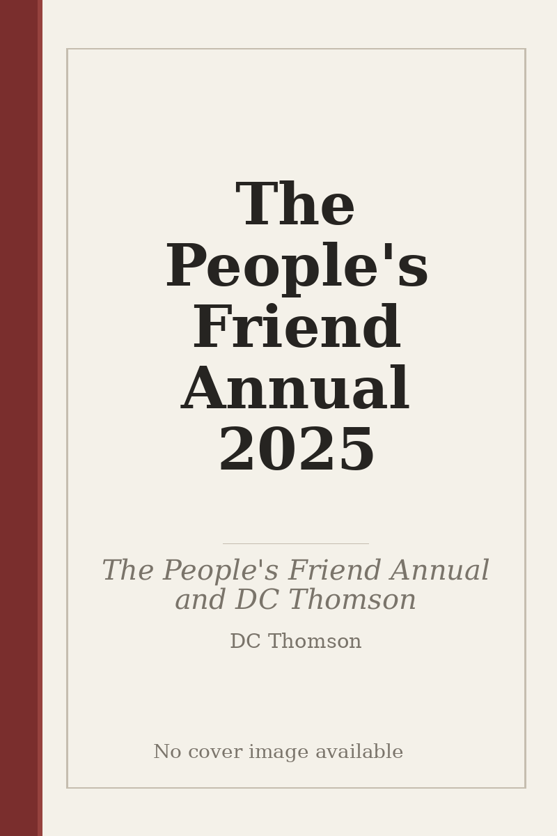The People's Friend Annual 2025 - no cover image available