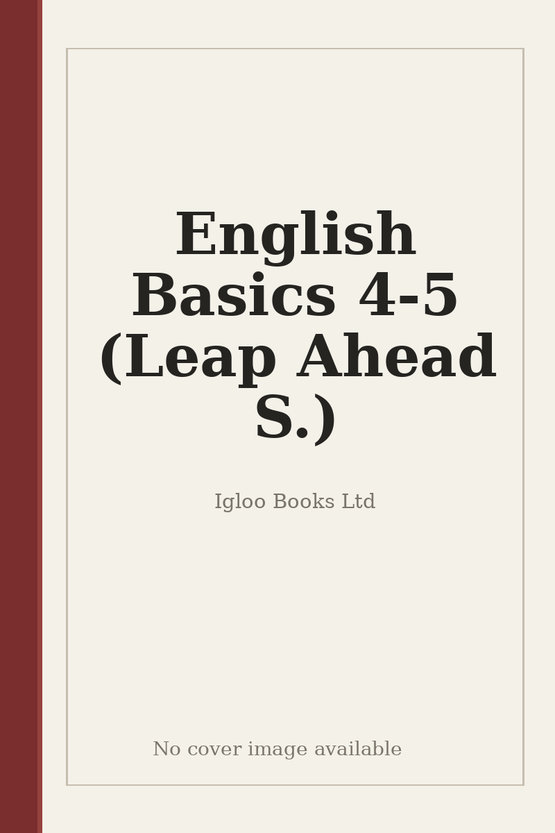 English Basics 4-5 (Leap Ahead S.) - no cover image available