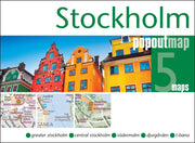Stockholm PopOut Map: Handy, pocket size, pop-up map of Stockholm