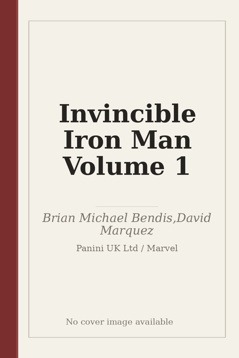Invincible Iron Man Volume 1 - no cover image available