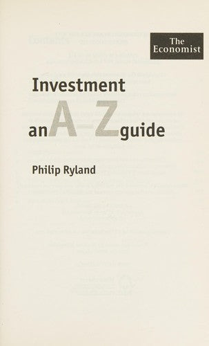 The Economist: Investment: An A-Z Guide