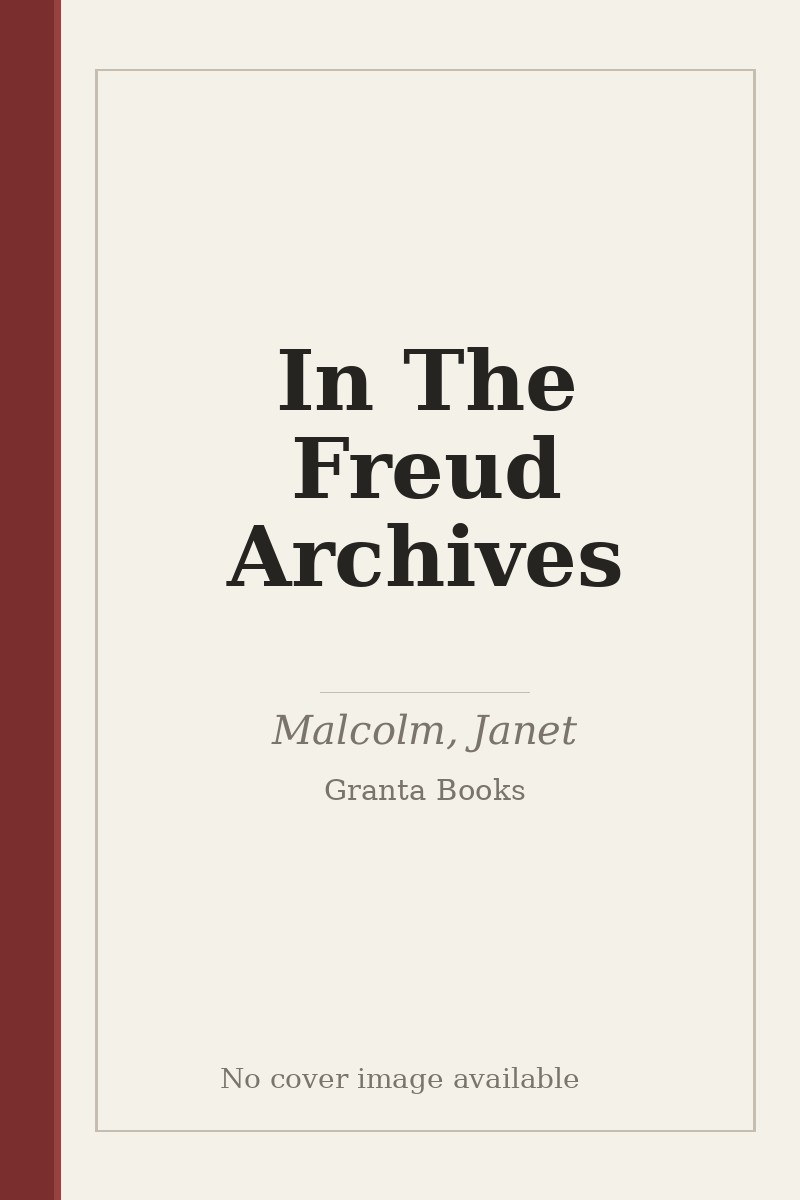 In The Freud Archives - no cover image available