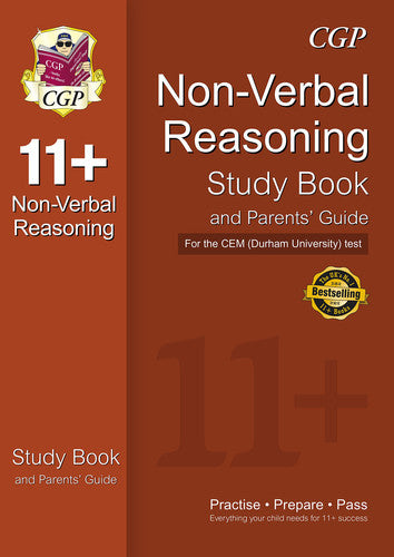 11+ Non-Verbal Reasoning Study Book and Parents' Guide for the CEM Test (CGP 11+ CEM)