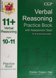 11+ Verbal Reasoning Practice Book with Assessment Tests Ages 10-11 (for GL & Other Test Providers) (CGP 11+ GL)