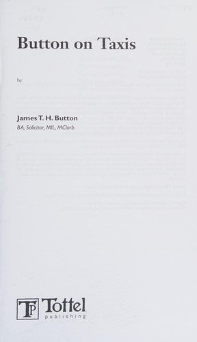 Button on Taxis: Licencing Law and Practice