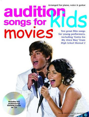 Audition Songs For Kids Movies Pvg Book/Cd
